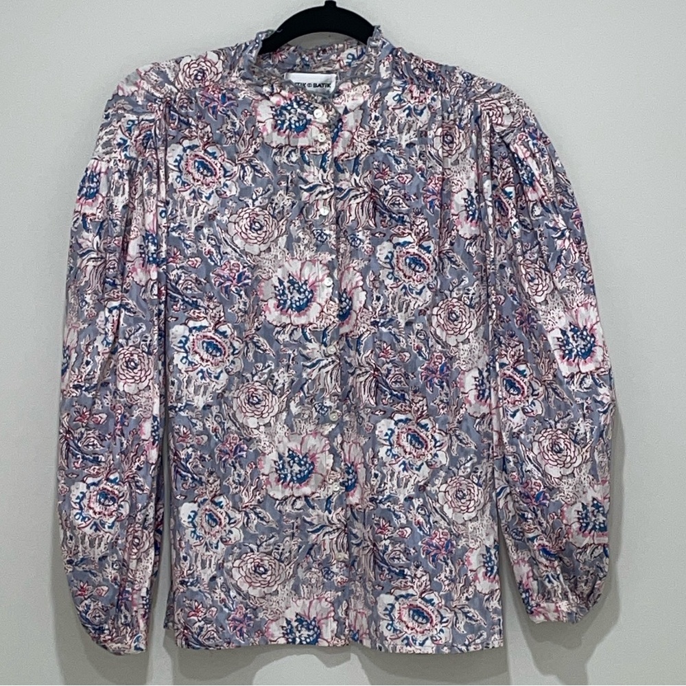 Antik Batik Floral Blouse XS